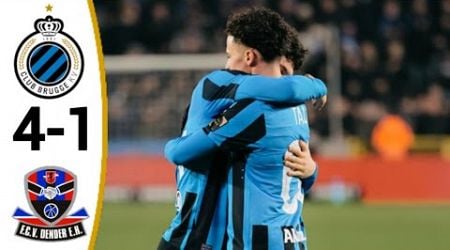 Club Brugge vs Dender (4-1) Chemsdine Talbi Goal, All Goals and Extended Highlights