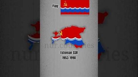 Evolution of Estonia #estonia #republic #soviet #history #evolution