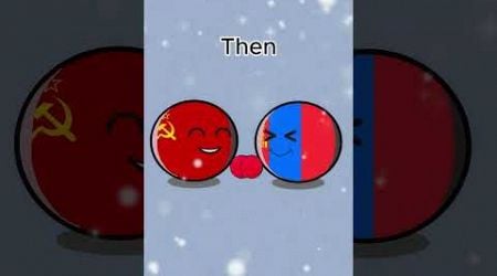 relationship when changing regime #countryballs #usa #japan #china #russia #spain #relationship