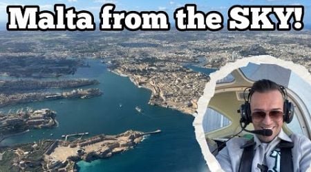 I Took A Plane Ride Around Malta !!!