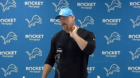 Detroit Lions head coach visibly concerned as plays accidentally 'leaked' by star