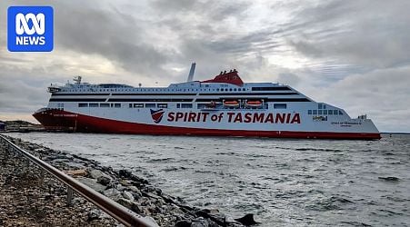 Spirit of Tasmania IV travels from Finland to Scotland amid political stoush over berthing costs