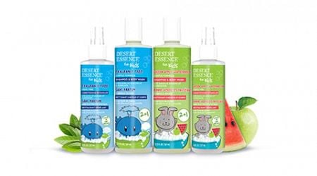 Desert Essence for Kids Shampoo & Body Wash and Conditioning Detangler