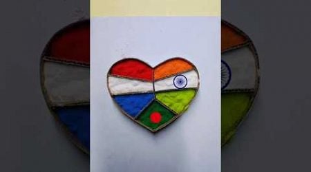 Bangladesh Netherlands India Flag / India Flag Art / #art #shorts #flag