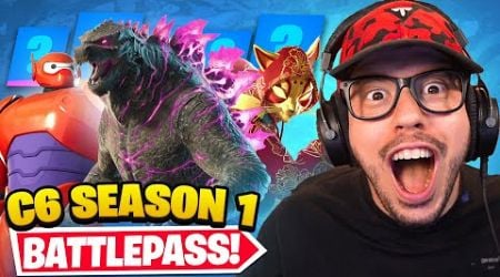 NEW *Chapter 6* BATTLE PASS in Fortnite! (Godzilla, Baymax)