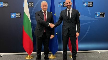 Bulgaria's Foreign Minister Confers with France's Minister Delegate for Europe