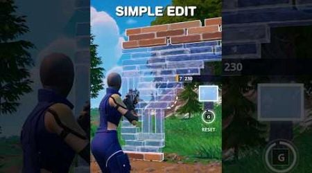 Fortnite&#39;s New Simple Edit Setting (Is it Good?)