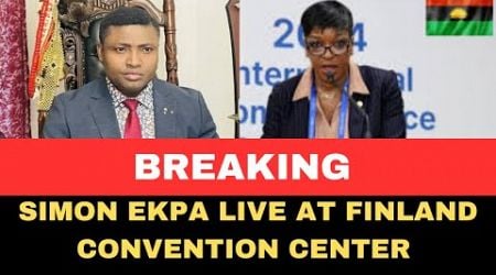 Simon Ekpa LIVE IN FINLAND Convention (Unbelievable)