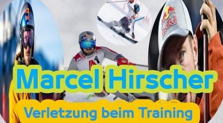 Der achtmalige Weltcupsieger Marcel Hirscher erleidet im Training eine Knieverletzung