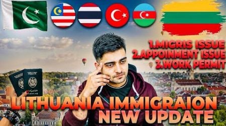 Lithuania visa new update | Good News |Appointments issue solved | No more work permits | MIGRIS