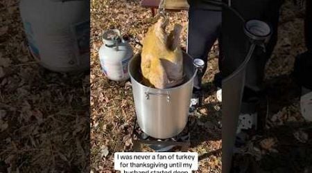 He Fried A Turkey For Thanksgiving!