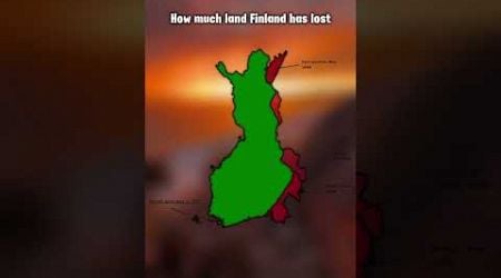 How much land has Finland lost