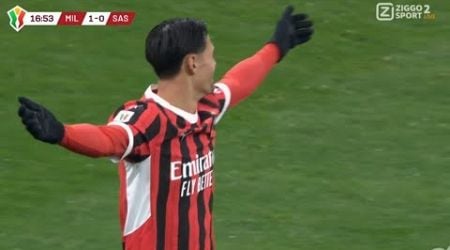 Tijjani Reijnders Goal - Ac Milan vs Sassuolo (6-1), All Goals Results and Extended Highlights-2024