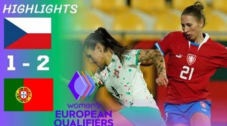 Czech vs Portugal | Highlights &amp; Goals - Women&#39;s European Qualification 2024/2025