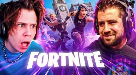 FORTNITE pero NONI no PARA de LAMERLE las BOLAS a RUBIUS