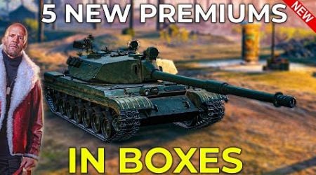 5 New CRAZY Premiums from Holiday Ops 2025 Large Loot Boxes | World of Tanks