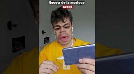 Ecouter de la musique maintenant vs avant