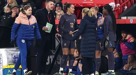 Bizarre admin gaffe sees Lucy Bronze barred from entering pitch as substitute