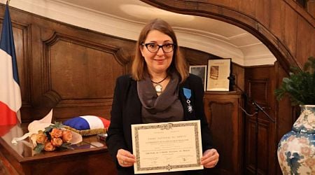 Bulgarian National Radio journalist Irina Nedeva awarded the French National Order of Merit