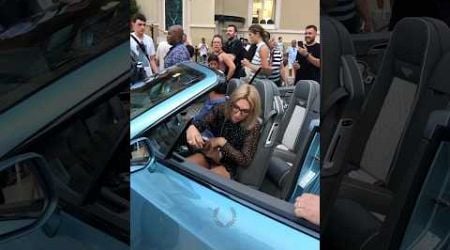 Beautiful sexy blonde getting out her Bentley at Casino #billionaire #monaco #luxury #lifestyle #fyp