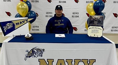 Football And Service: Greenwich High Senior To Attend Naval Academy