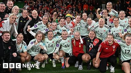 Celebrations as Wales make history qualifying for Euros