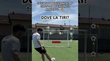 Dove la tiri ? #calcio #trickshot #final #italy #soccer #football #freekick #trickshots #ball #goal