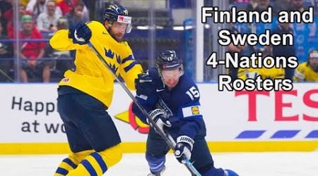 4-Nations Rosters for Sweden and Finland Revealed