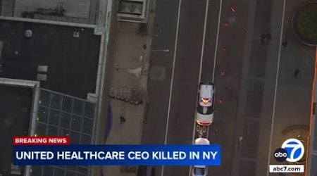 United Healthcare CEO Brian Thompson shot dead in NYC, masked gunman at large