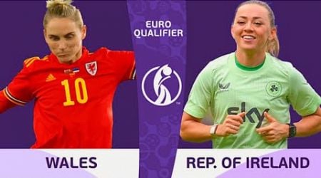 Ireland vs Wales women&#39;s Euro Qualification | Playoff