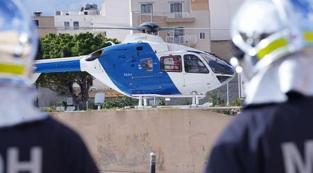  Direct helicopter link Between Gozo and Mater Dei Hospital launched 