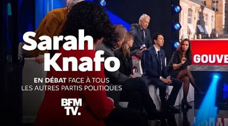 Sarah Knafo sur BFMTV, seule contre toute cette classe politique hors-sol.