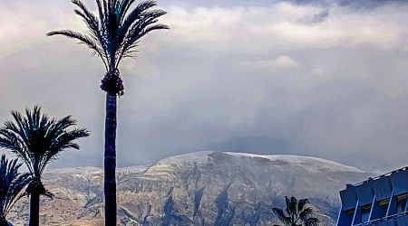 Snow arrives to Malaga: White stuff is visible from the Costa del Sol as cold snap sends temperatures plummeting