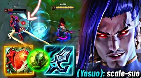 SCALING YASUO ISN&#39;T REAL, HE CAN&#39;T HURT YOU..