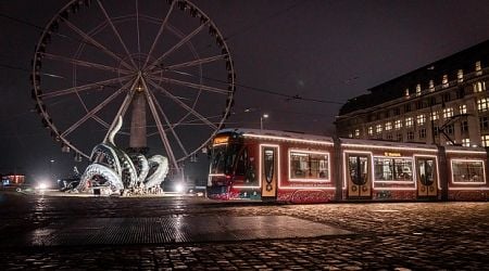 Festive travel experience: Hop aboard the Santa tram in Brussels until 10 January 