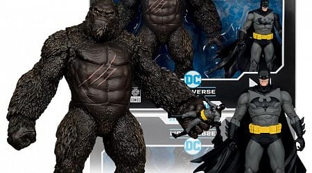 Pre-order Alert: McFarlane Toys DC Multiverse Justice League vs Godzilla vs Kong: Batman vs Kong 2-Pack