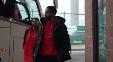 Ruben Amorim , Amad , Bruno and Rashford Arrived In Czech Republic