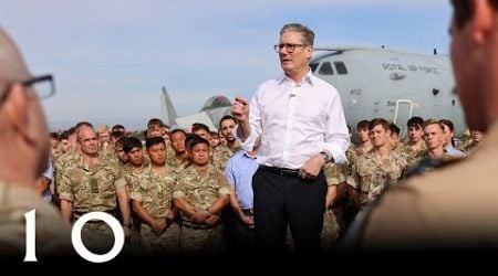 Keir Starmer addresses British troops in Cyprus