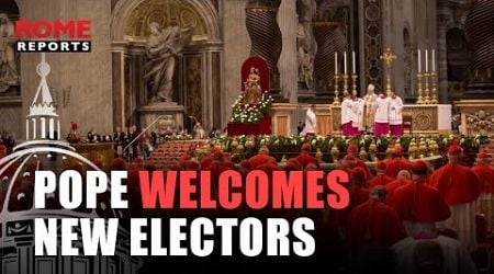 These are the new cardinals who become electors in the event of a conclave