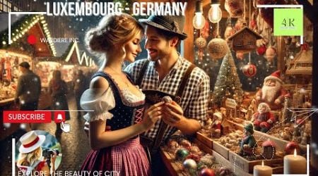 Luxembourg - Germany - The most beautiful Christmas market in the world -Walking Tour