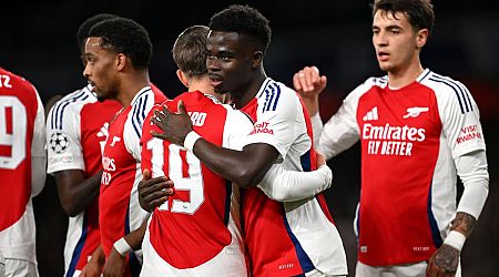 Arsenal 3-0 Monaco: Bukayo Saka delivers to put Gunners on the brink of Champions League qualification