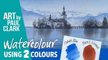 How to Paint an Austrian Castle in Watercolour using only 2 Colours