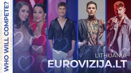 Eurovizija.LT 2025 (Lithuania) | Who will compete?