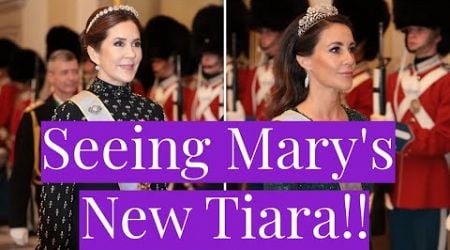 What It was Like to See Queen Mary&#39;s New Tiara &amp; Covering the State Banquet in Denmark!!