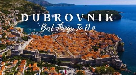 DUBROVNIK, Croatia (2024) | BEST Things To Do In The Iconic Pearl of The Adriatic