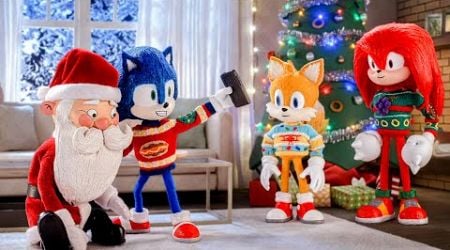 SONIC THE HEDGEHOG 3 &quot;Sonic And His Friends Save Christmas&quot; Clip (2024)