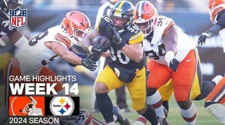 Cleveland Browns vs. Pittsburgh Steelers | 2024 Week 14 Game Highlights