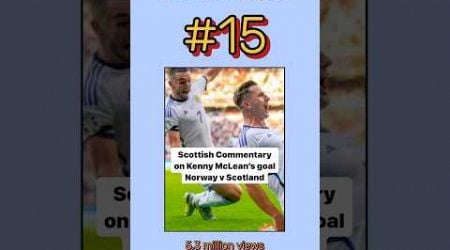 Top 25 - #15 Scotland v Norway - 5.3 million views - McKallaster Scottish Commentary