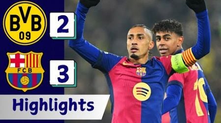 HIGHLIGHTS - Dortmund vs Barcelona 2-3 All Goals &amp; Extended Highlights | Champions League 2024/25