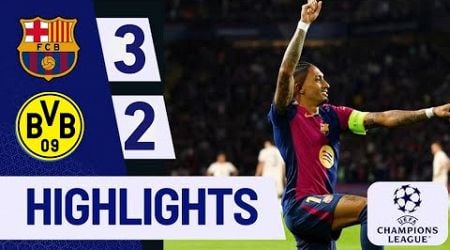 Barcelona vs Borussia Dortmund 3-2 - All Goals | Champions League 2024/25